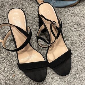BP Black Women's Heeled Sandals